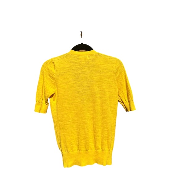 Sz S-Banana Republic shirt sleeve sweater with pockets 💛 - Picture 2 of 6